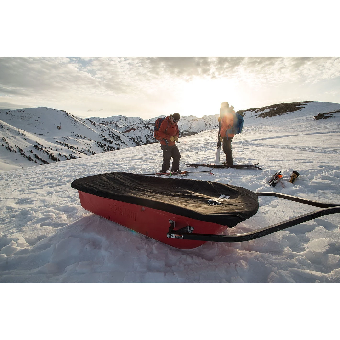 Trek Sport 68 Utility Sled With Runners. Tow Hitch & Travel Cover - Image 4