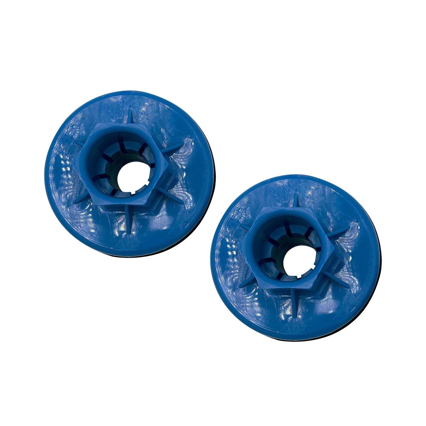 Pedal Boat Wheel Bushings In Azure Blue - Pack Of 2 - Image 2
