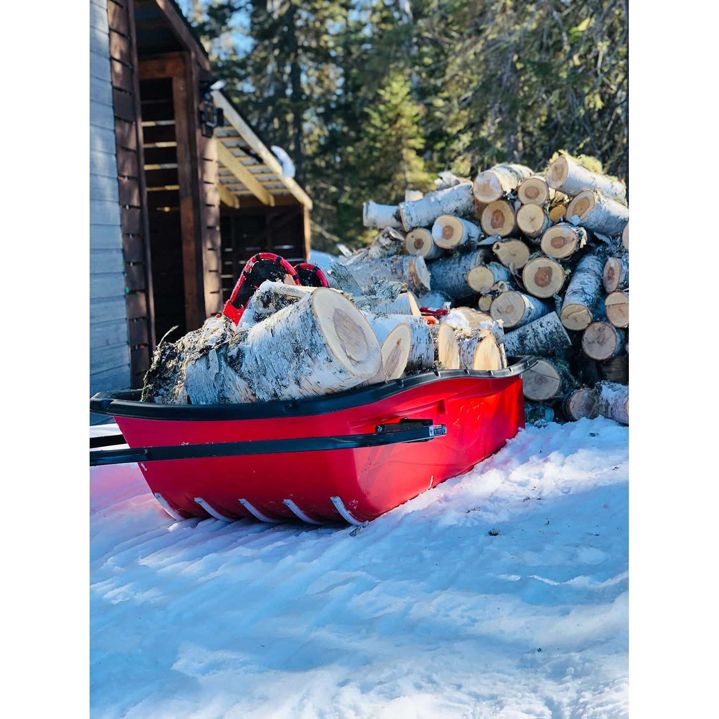 Trek Sport 75 Utility Sled With Runners. Tow Hitch & Travel Cover - Image 2