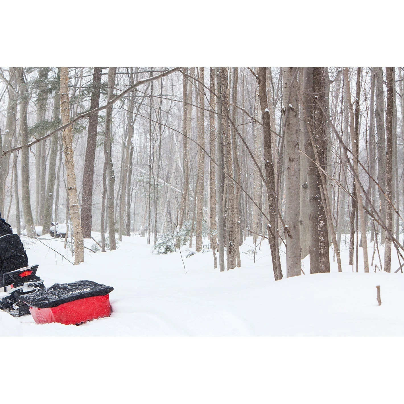 Pelican Sport Trek Sport 82 Utility Sled With Runners, Tow Hitch & Travel Cover - Image 3